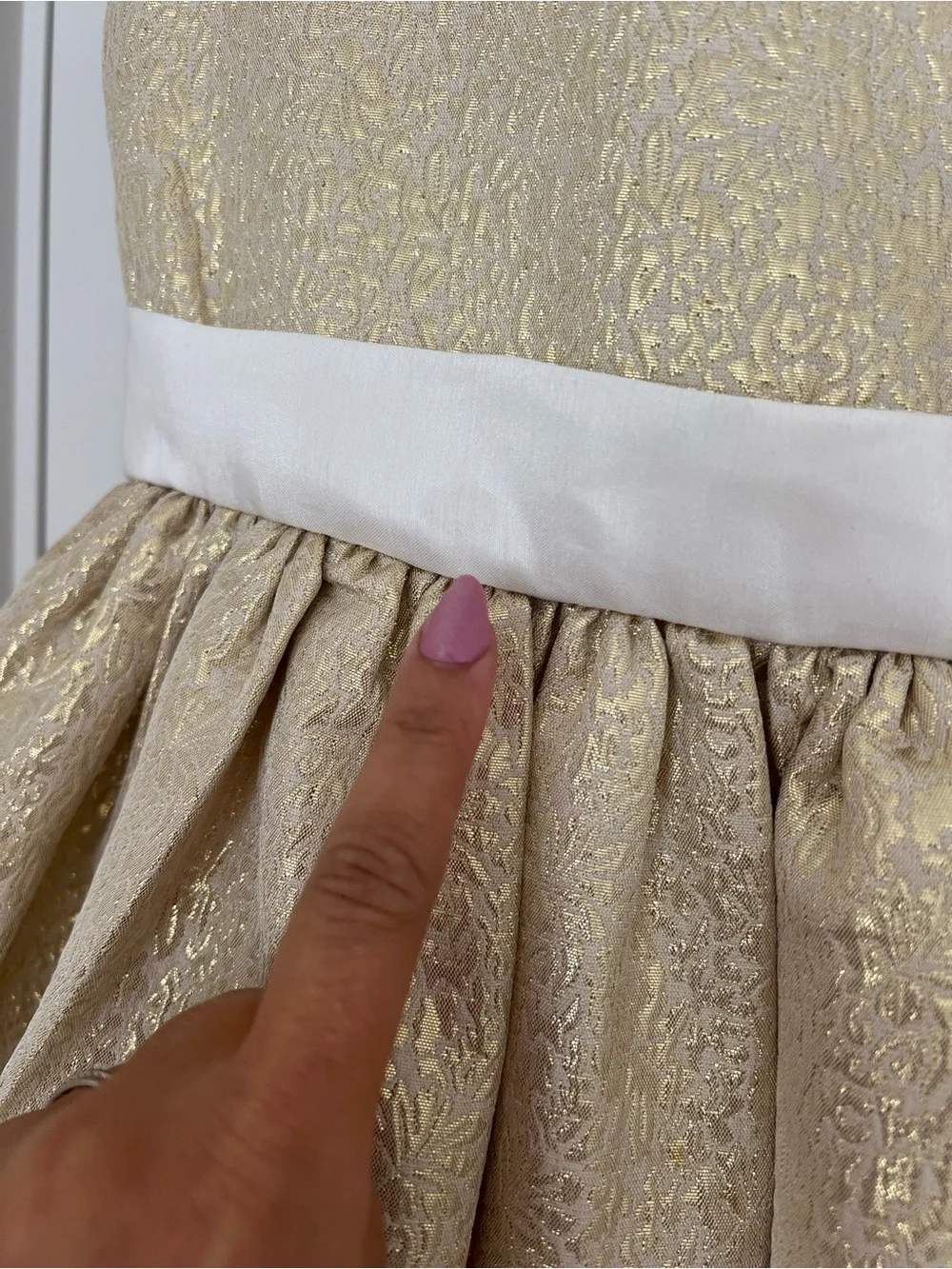 Gymboree Gold Metallic Dress